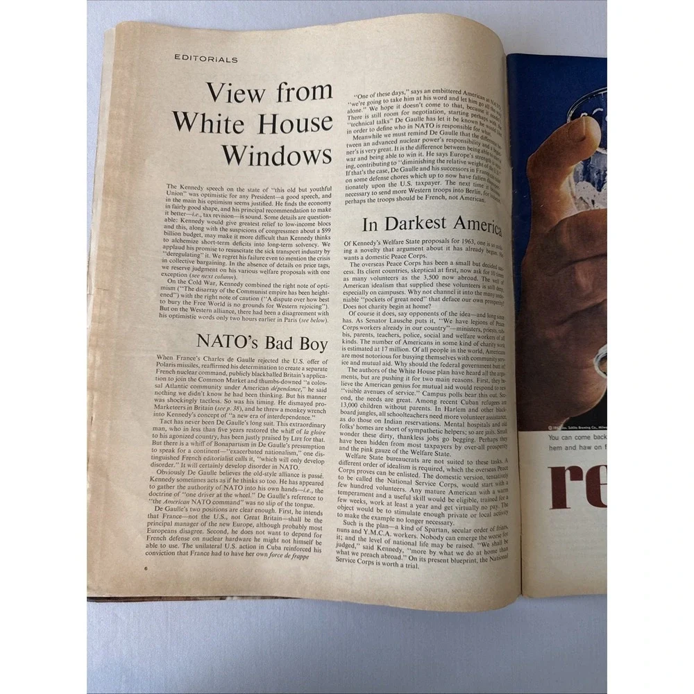 Vintage Life Magazine January 25 1963 Joe Kennedy Fortune Vietnam War History